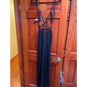 Rave wonderland 2PC HARNESS MAXI DRESS SET Size Medium Large